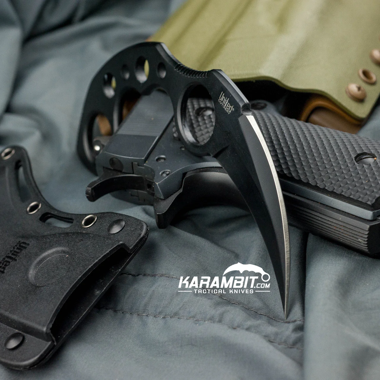 Black Undercover Karambit with Sheath - Image 5