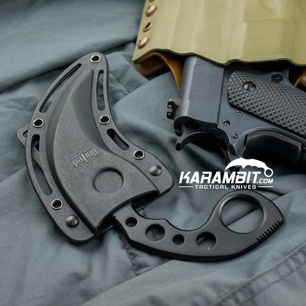 Black Undercover Karambit with Sheath - Image 7