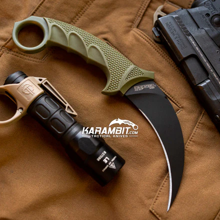 Cold Steel OD Green Tiger Karambit - Image 4