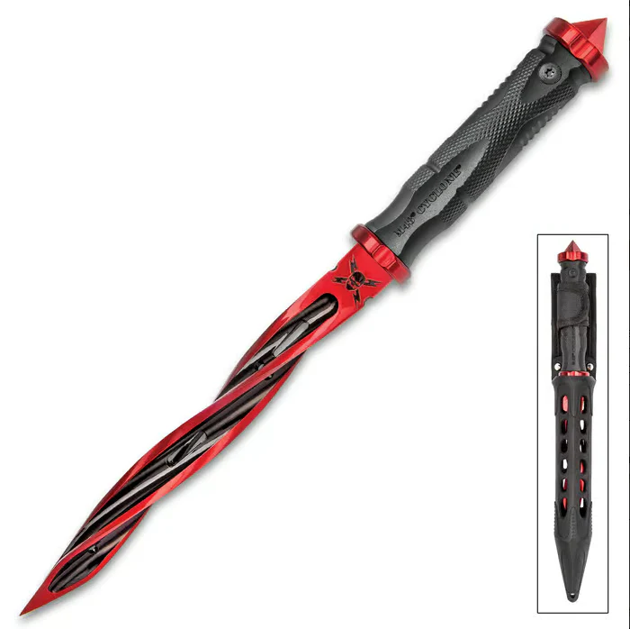 United Cutlery M48 Red Cyclone Twisted Fixed Blade 8.00" in - Image 2