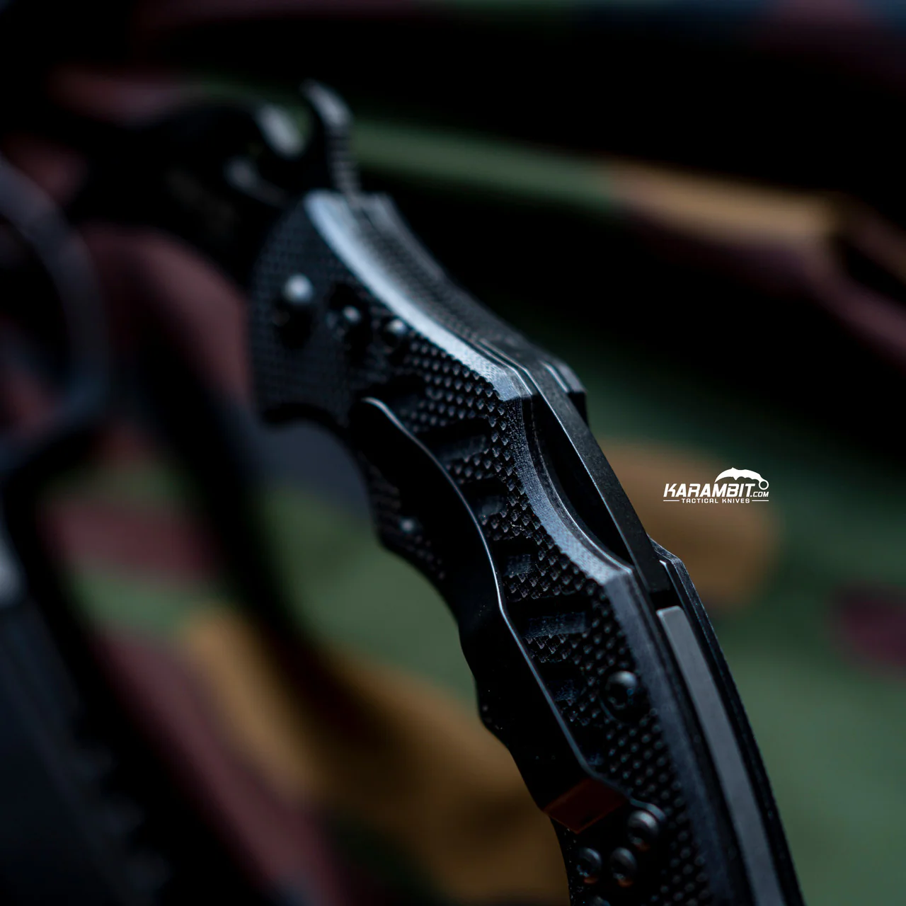 Fox 599XT G10 Black Folding Karambit - Emerson Wave - Image 2