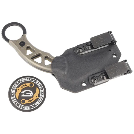 Fox 803 TiPVD Marcaida M390 Titanium Fixed Karambit - Emerson Wave - Image 5