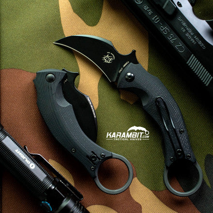 Fox Bastinelli Black Bird Folding Karambit - Emerson Wave - Image 6
