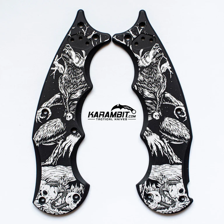 Karambit.com Fox EVO Karambit Handle Set - Full Moon