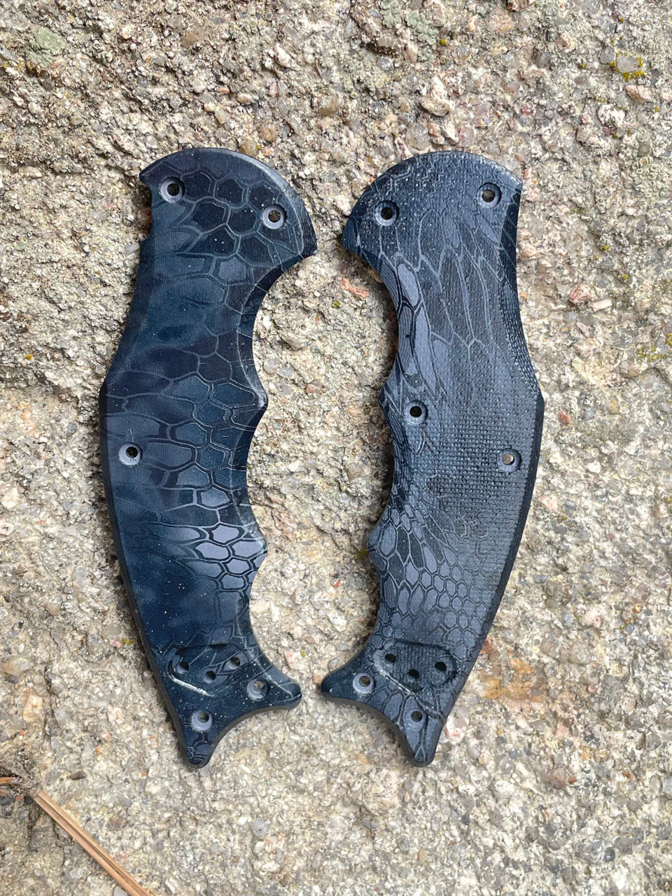 Karambit.com Fox EVO WORN Karambit Handle Set - Kryptek - Image 3