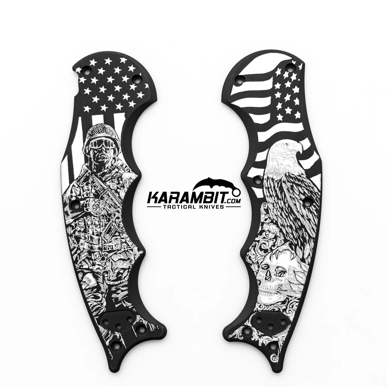 Karambit.com Fox EVO Karambit Handle Set - The Patriot