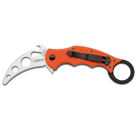 Fox 599 Orange G10 Training Karambit - Emerson Wave - Image 3
