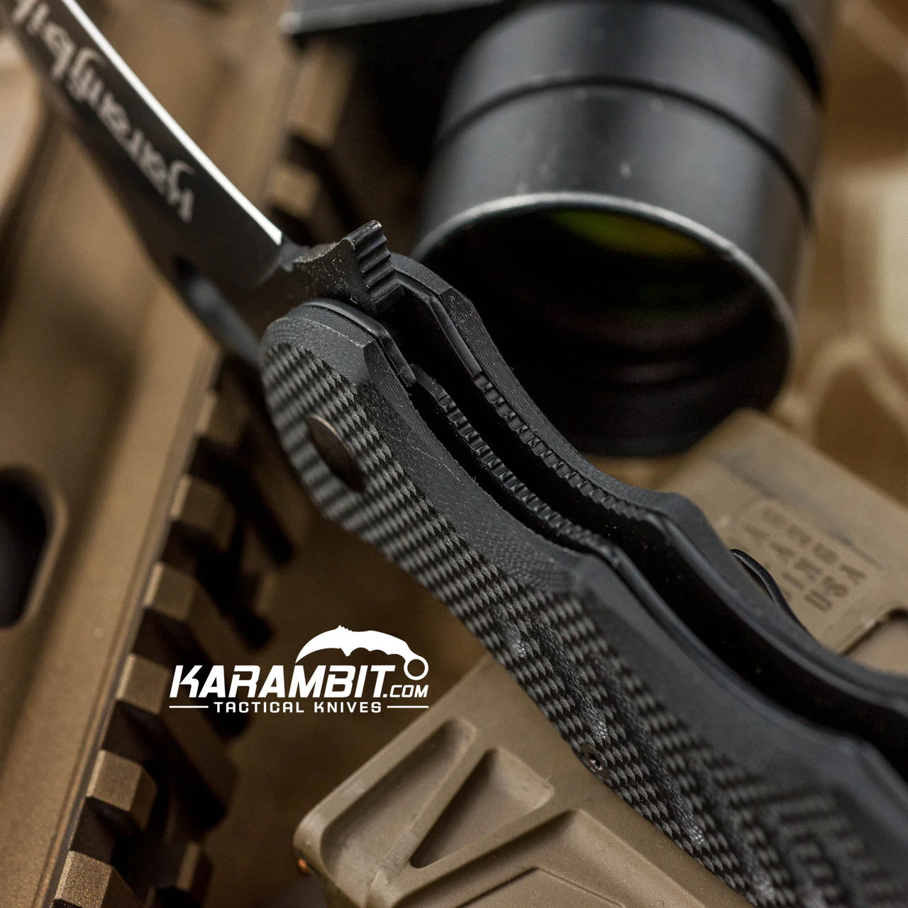 Fox 479 Black G10 Folding Karambit - Emerson Wave - Image 6