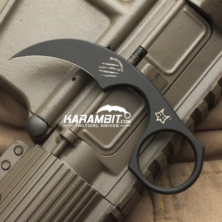 Bastinelli Black Cerakote Diagnostic Neck Knife - Image 4