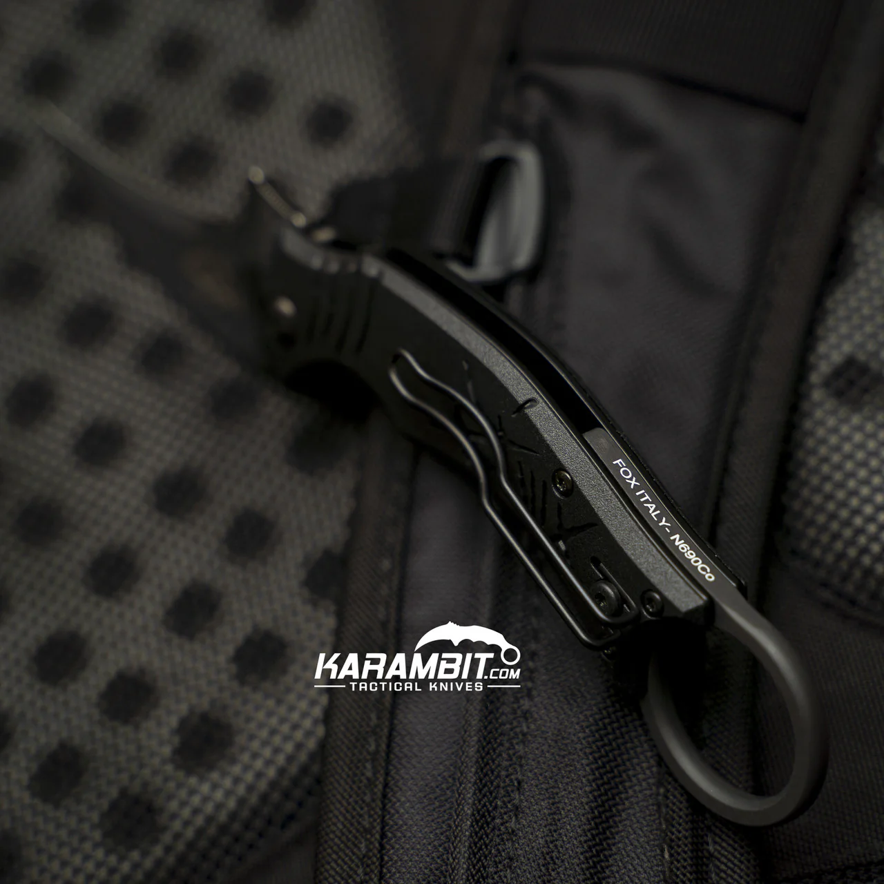Bastinelli Dark Stonewashed Folding Black Mako Karambit - Image 5