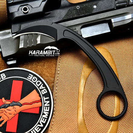 Bastinelli Pika Black Fixed Karambit - Image 9