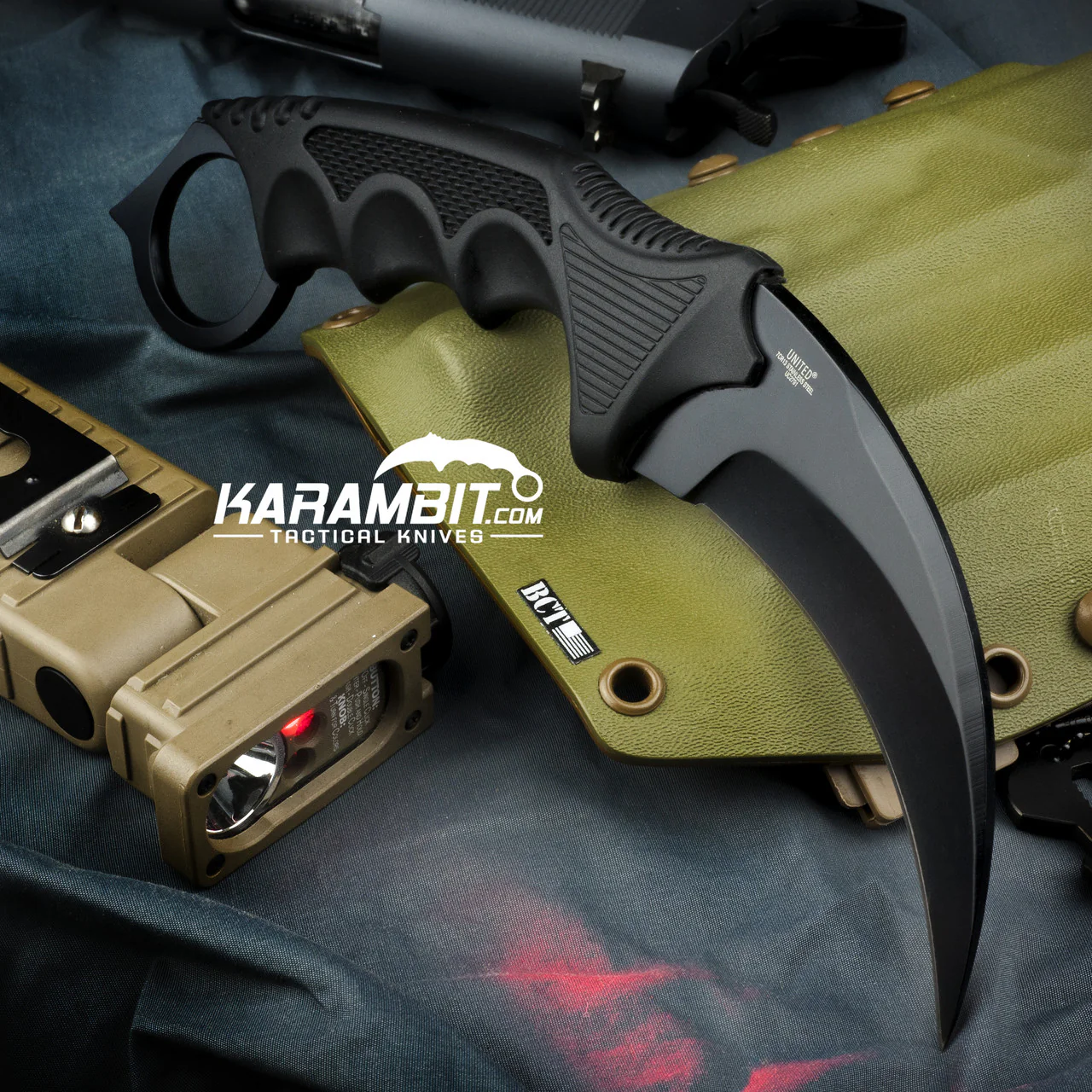 Honshu Black Karambit w/Shoulder Harness - Image 3