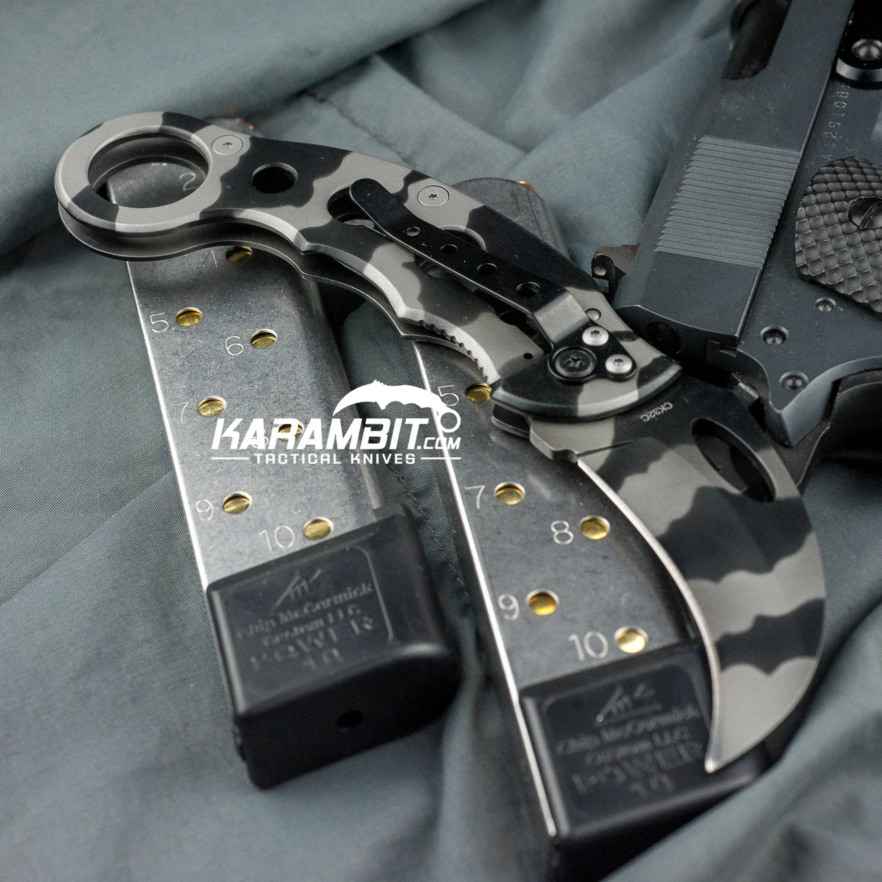 Smith & Wesson Extreme Ops Urban Titanium Camo Karambit - Image 4